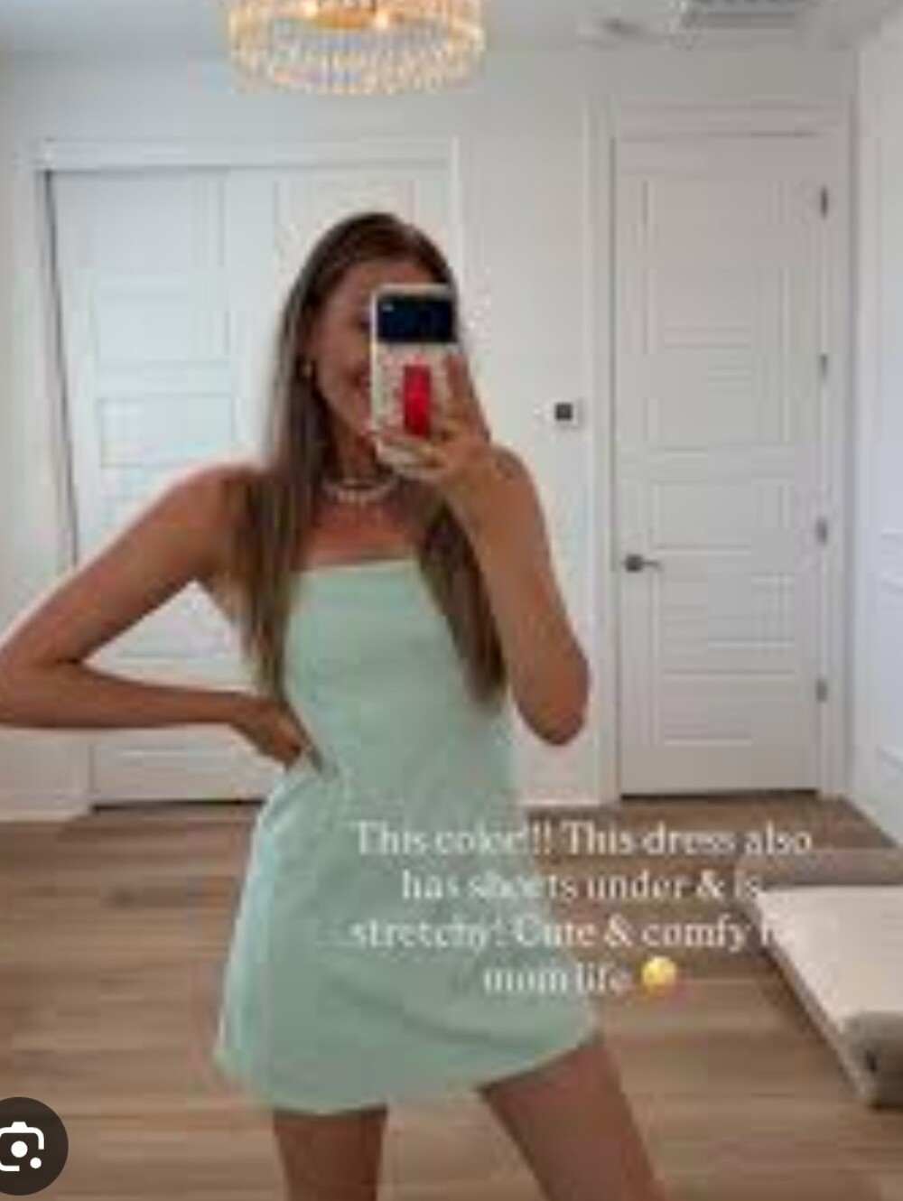 American Eagle Outfitters Strapless Dress Sage Green